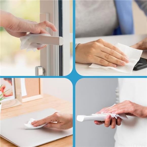 White MultiFold Paper Towels- Pack of 2-250ct. Total 500 Towels - Picture 2 of 7